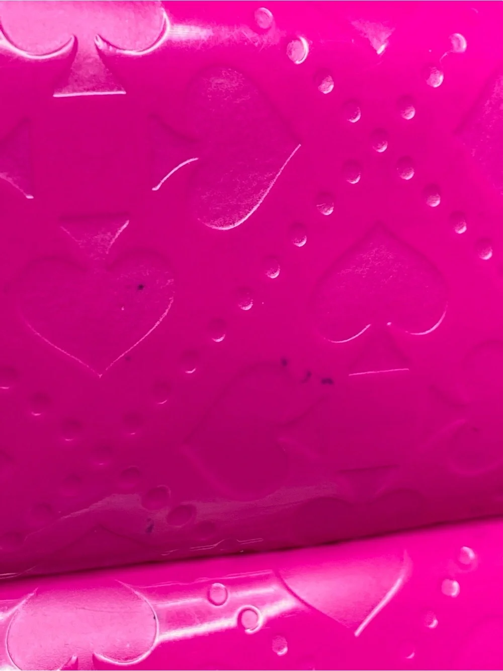 Kate Spade Pink Embossed Patent Leather Tote Shoulder bag